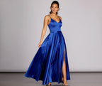 Juliet Formal High Slit Dress - Lady Occasions