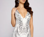 Mesh Mermaid Dress with Sequins