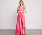 Juliet Formal High Slit Dress - Lady Occasions