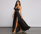 Juliet Formal High Slit Dress - Lady Occasions