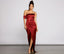 Cynthia Off-The-Shoulder Satin Formal Dress - Lady Occasions