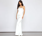 One-Shoulder Dress with Ruching