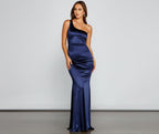 One-Shoulder Dress with Ruching