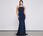Halter Dress with A-Line Shape