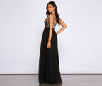 Lace Dress with Scalloped Edges