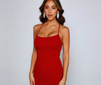 Lace-Up Dress with Mermaid Shape
