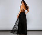 Mesh Tulle Bustier-Style Dress