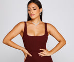 Corset-Style Dress with Mermaid Shape