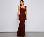 Corset-Style Dress with Mermaid Shape
