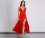 Angelique Formal High Slit Lace Dress - Lady Occasions