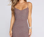Knit Shimmer Glitter Dress