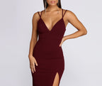Crepe Dress with Strap Details