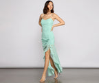 Floral Maxi Dress with Chiffon Detailing