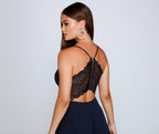 Floral Crepe Cutout Dress