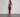 Ribbed Fitted Midi Dress with Plunging Neckline Secondary image