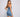 Denim Knit Mini Dress with Strapless Neckline Secondary image