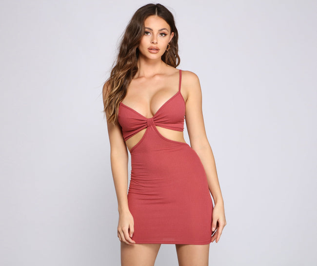 Absolute Bombshell Cutout Mini Dress - Lady Occasions Main image