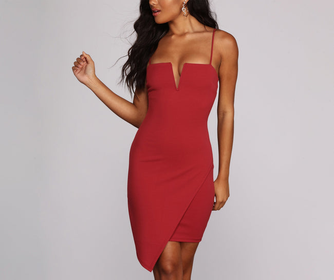 Straight To The Point Mini Dress - Lady Occasions Main image