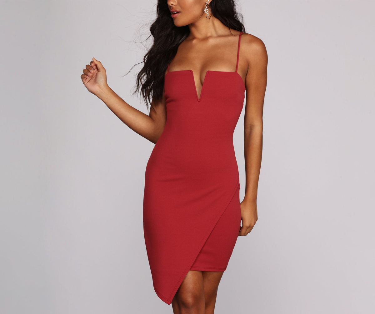 Straight To The Point Mini Dress - Lady Occasions
