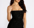 Leopard-Print Mesh Mini Dress