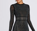 Knit Fitted Dress with Zip Detail