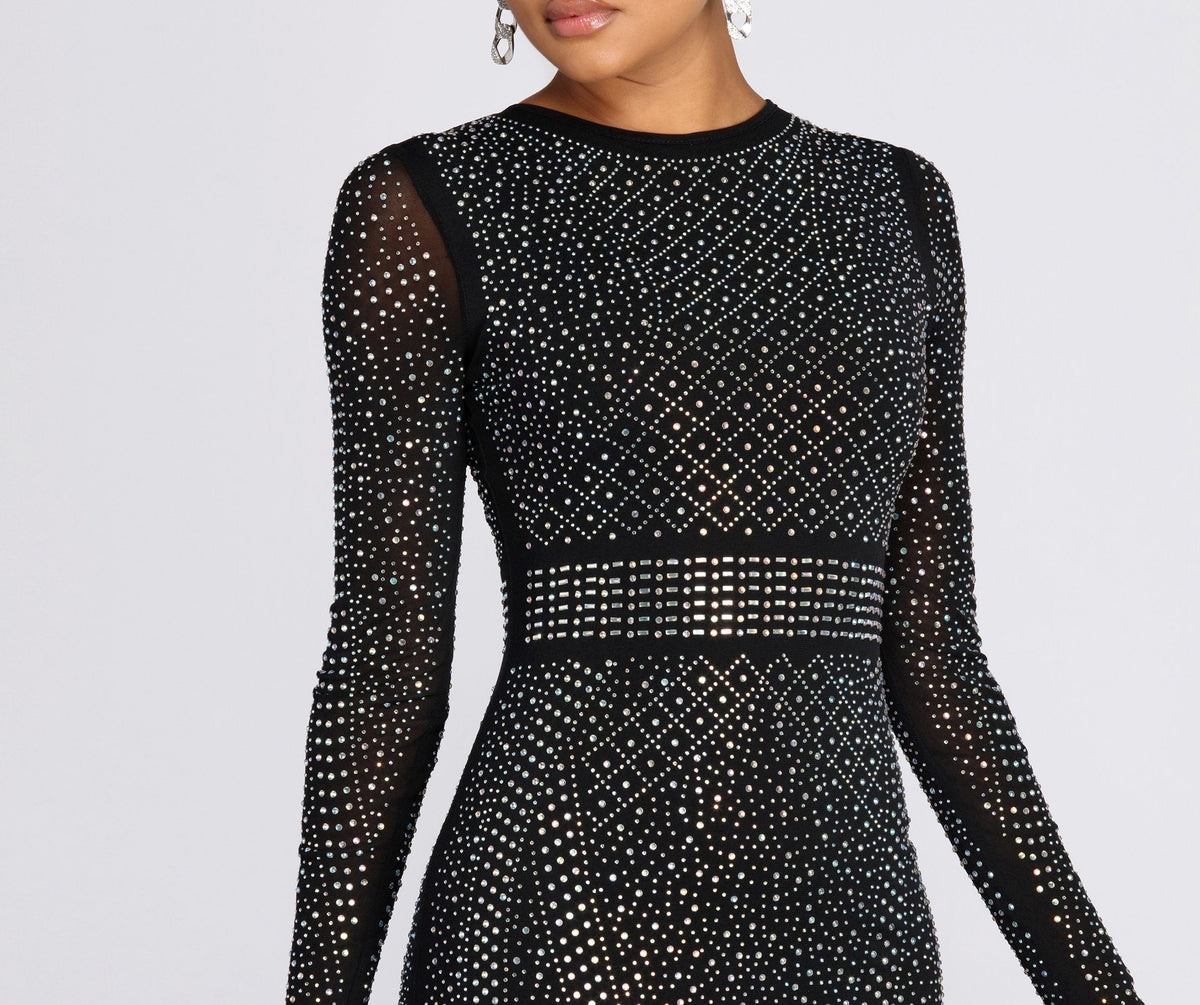 Knit Fitted Dress with Zip Detail