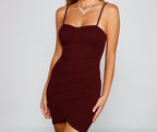 Corset-Style Crepe Mini Dress with Sweetheart Neckline