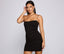 Knit One-Shoulder Asymmetric Mini Dress
