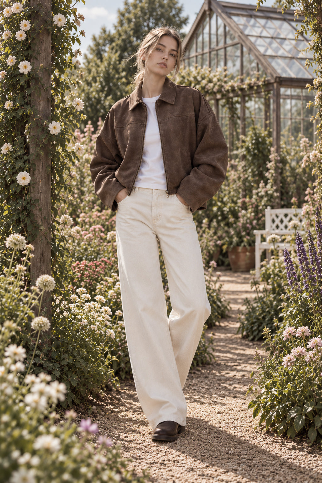 Elegant Bat Sleeve Jacket