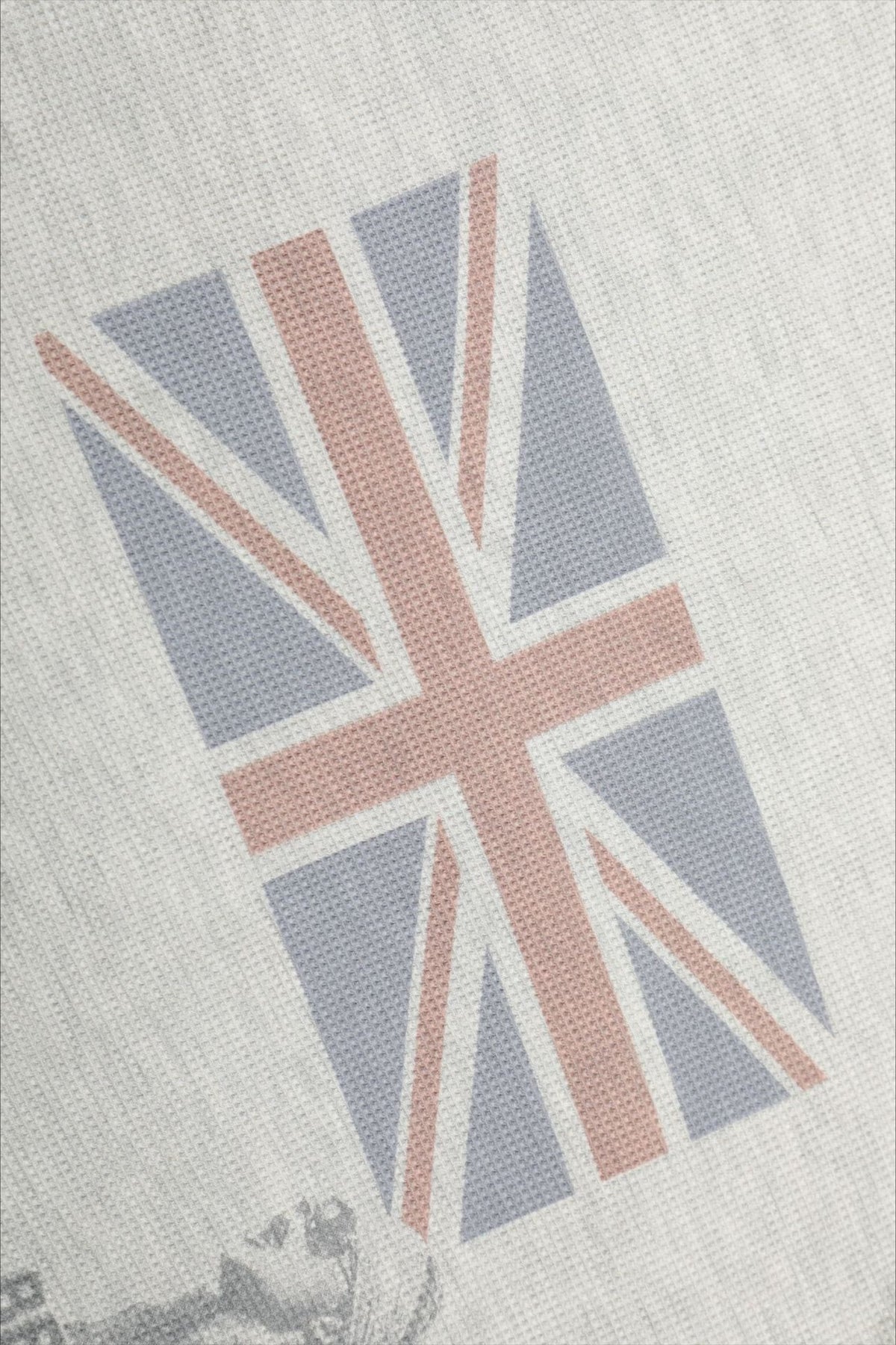 Flag-Graphic Number-Graphic T-Shirt with Washed Finish
