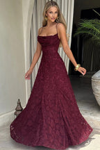 Lace-Up Maxi Dress with Open Back