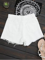 Floral Shorts with Layered Details