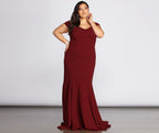 Off-Shoulder Crepe Dress with Spiderweb Details