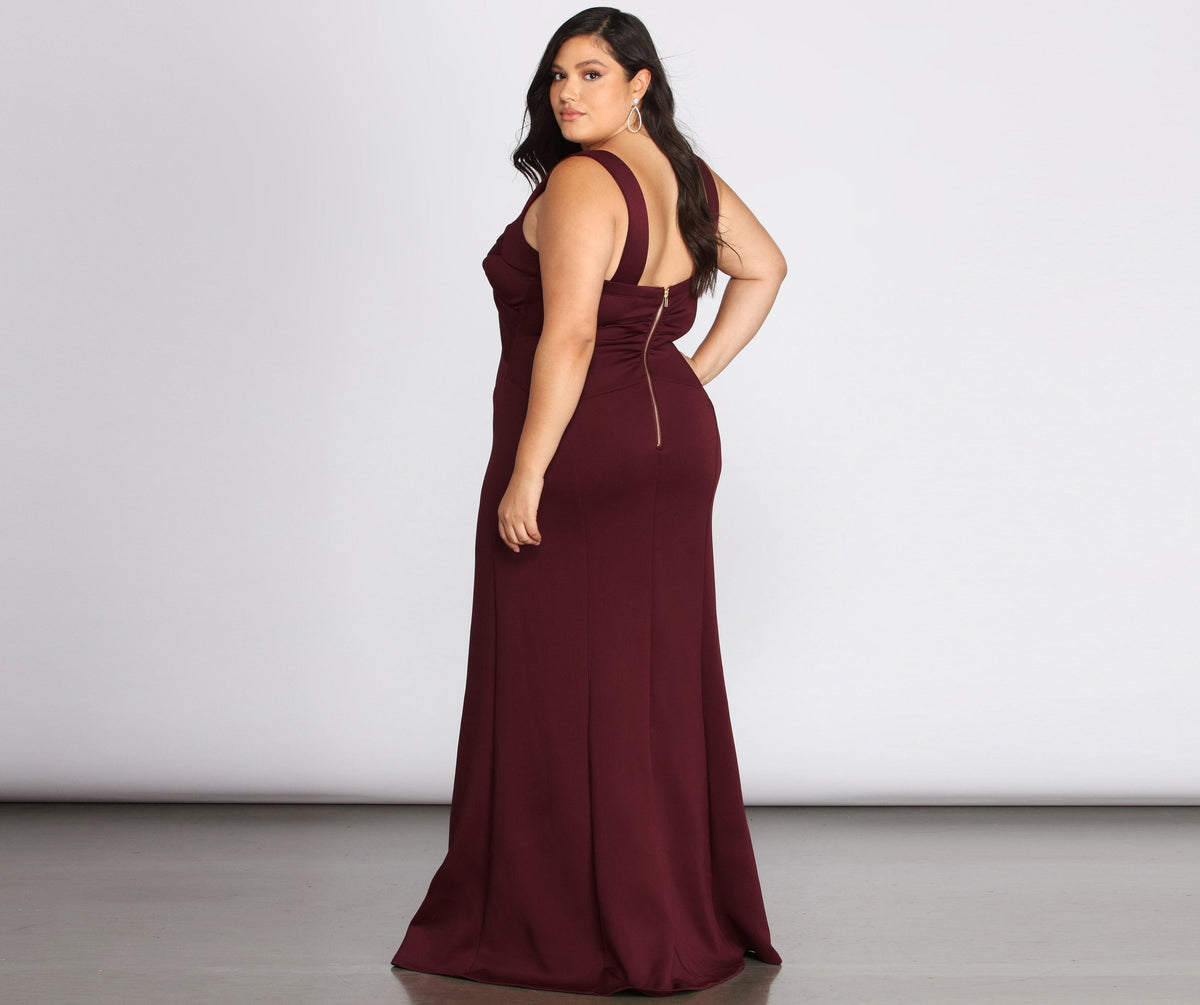 Bandage-Style Dress with V-Neckline