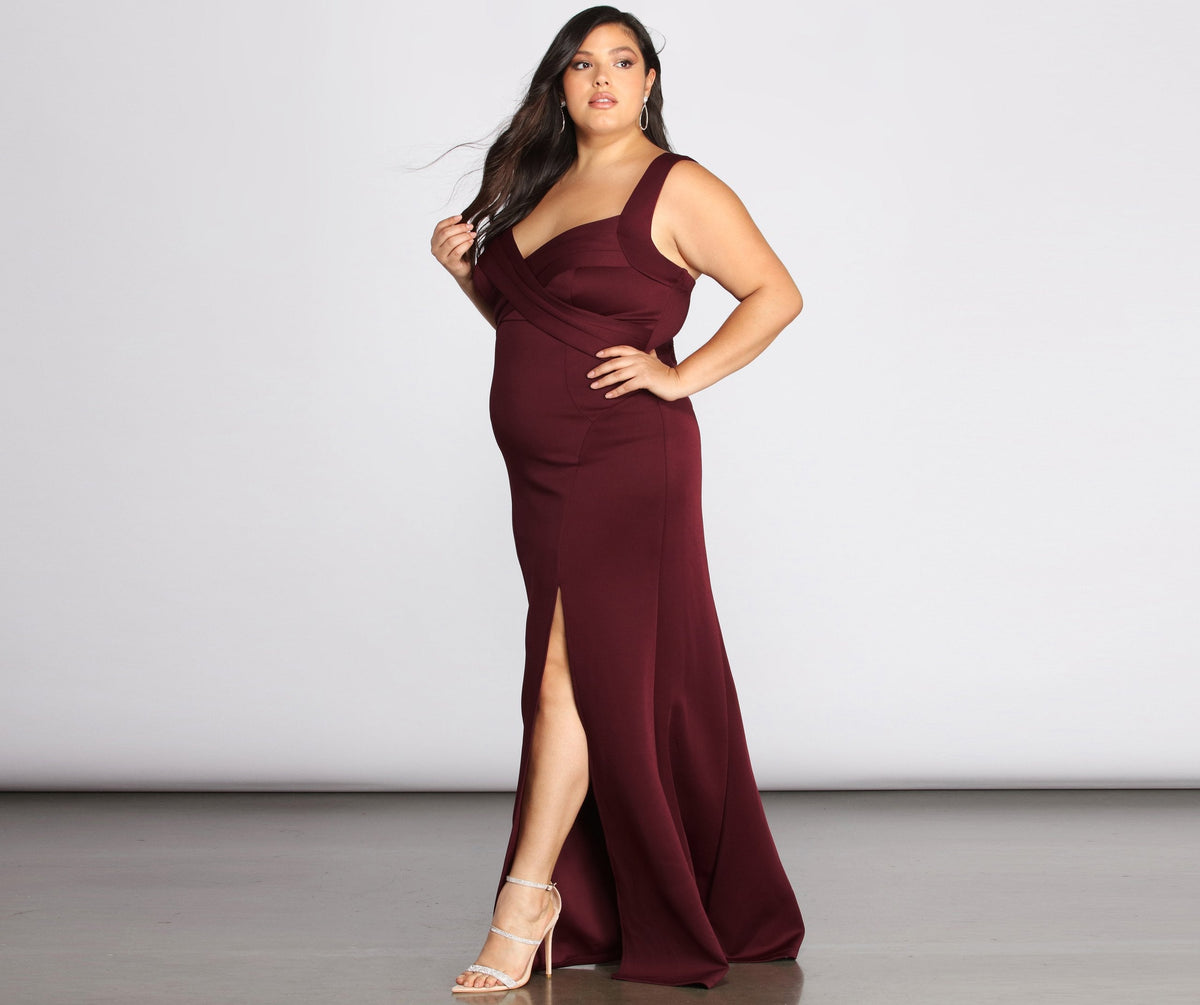 Bandage-Style Dress with V-Neckline