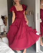 Dress with Ruffle Details