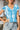 Tie-Dye V-Neck T-Shirt with Panel Details Secondary image