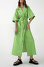 Bandage-Style Solid-Color Dress with Panel Details