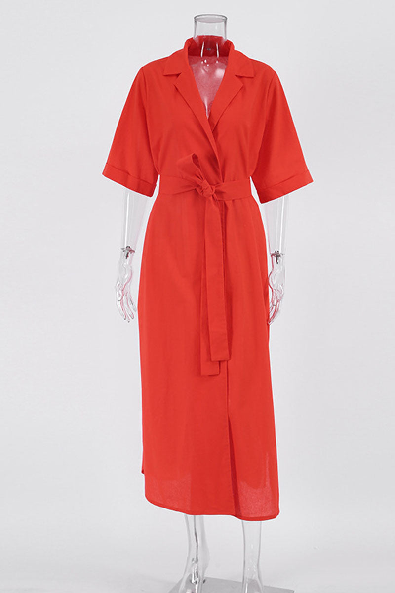 Bandage-Style Solid-Color Dress with Panel Details