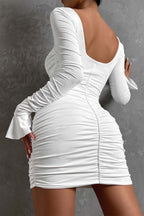 V-Neck Cutout Dress