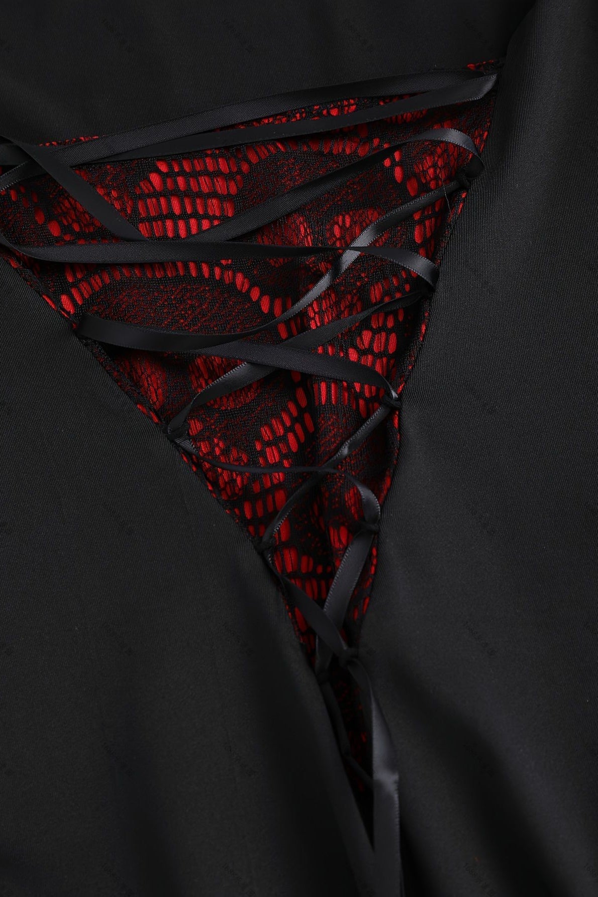 Fitted Gothic Dress with Punk Styling