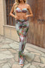 Printed Polyester Three-Piece Swim Set