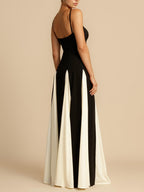 Tulle A-Line Slip-Style Maxi Dress