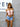 Star-Detail Denim Shorts with Fringe Details Secondary image