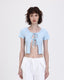 Slit-Detail Stretch-Blend Cami Top with Polyester Fabric