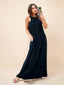 One-Shoulder Relaxed-Fit Dress with Pleats