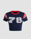 Number-78 Stretch-Blend Polyester T-Shirt