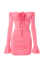Floral Mini Dress with Cutout Details