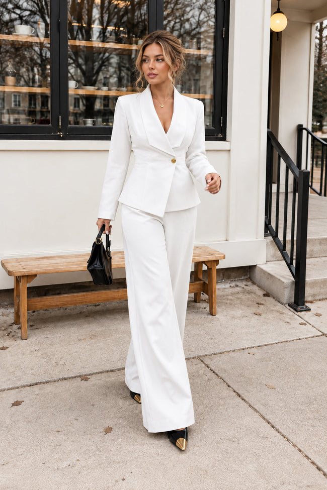 Long Sleeve Two Piece Blazer Pants Set Main image