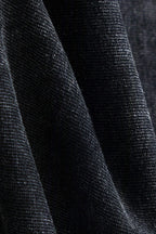 Washed Patch-Detail T-Shirt with Raw Seams